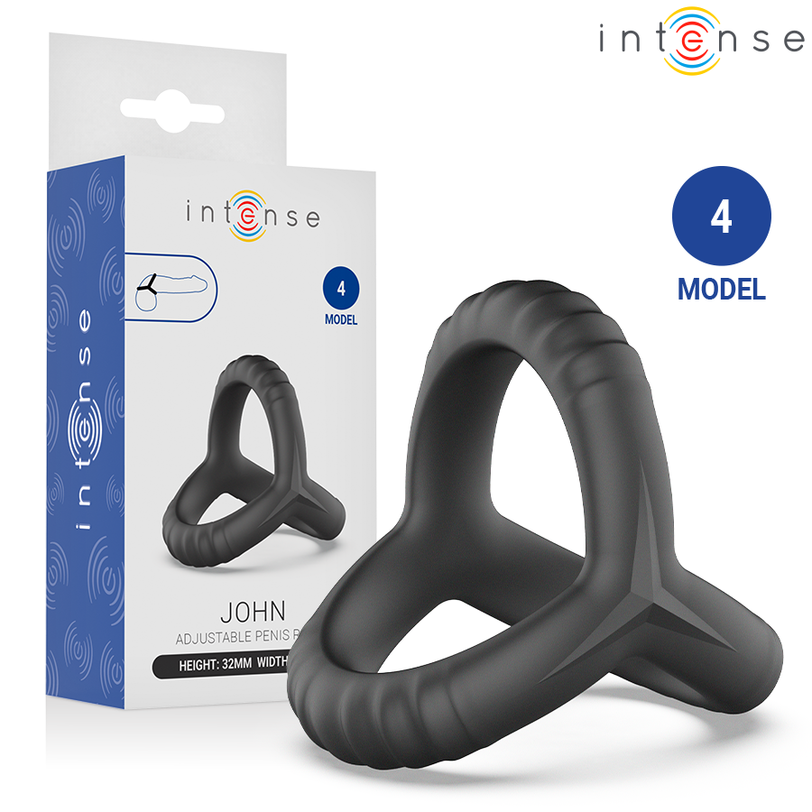 INTENSE - JOHN ADJUSTABLE TRIPLE PENIS RING MODEL 4 - My naughty haven #