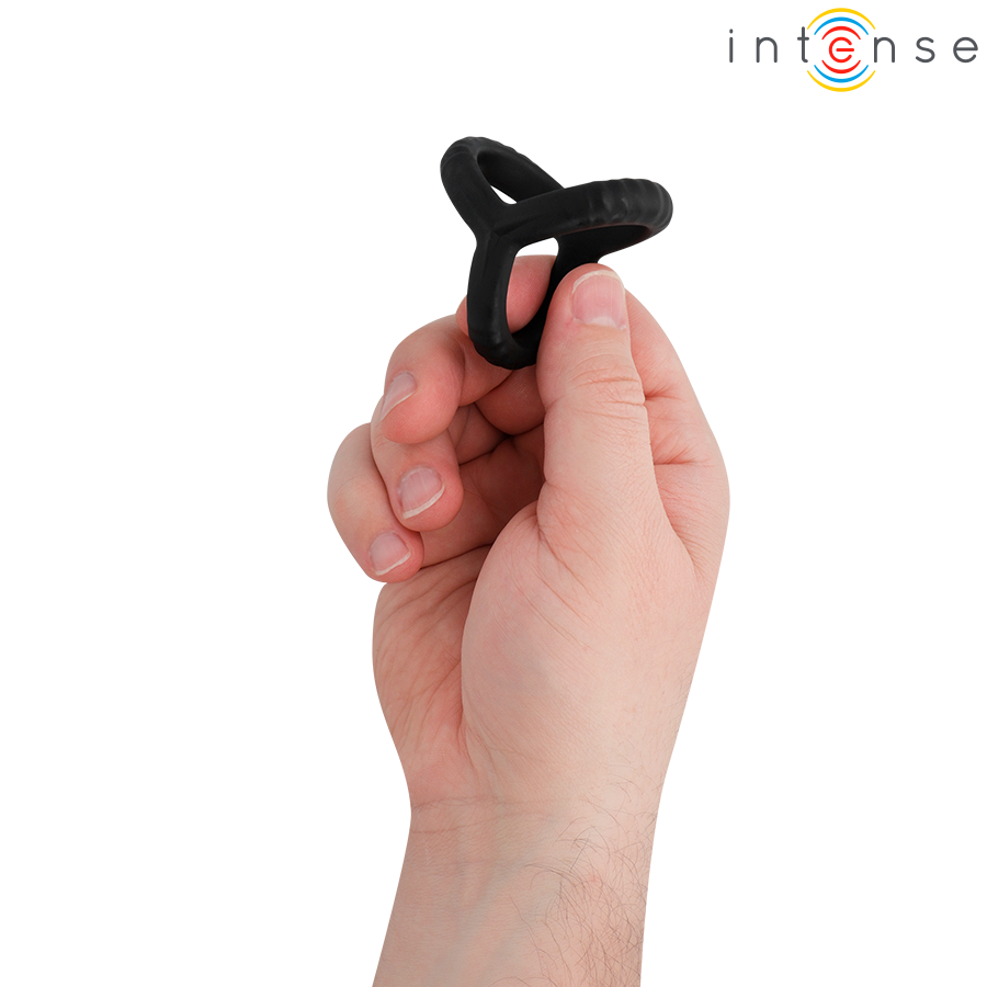 INTENSE - JOHN ADJUSTABLE TRIPLE PENIS RING MODEL 4 - My naughty haven #