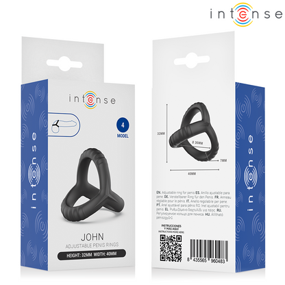 INTENSE - JOHN ADJUSTABLE TRIPLE PENIS RING MODEL 4 - My naughty haven #