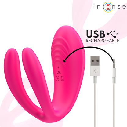INTENSE - JULIA DOUBLE VIBRATOR CLAMP STIMULATOR REMOTE CONTROL - My naughty haven #