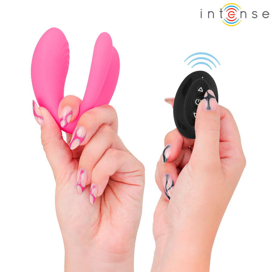INTENSE - JULIA DOUBLE VIBRATOR CLAMP STIMULATOR REMOTE CONTROL - My naughty haven #
