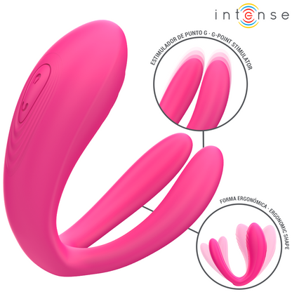 INTENSE - JULIA DOUBLE VIBRATOR CLAMP STIMULATOR REMOTE CONTROL - My naughty haven #