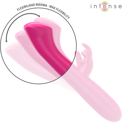 INTENSE - JULIETA RABBIT VIBRATOR 18.6 CM 10 VIBRATIONS PINK - My naughty haven #