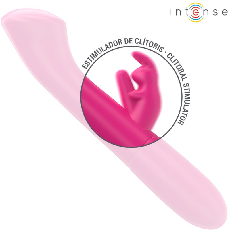INTENSE - JULIETA RABBIT VIBRATOR 18.6 CM 10 VIBRATIONS PINK - My naughty haven #