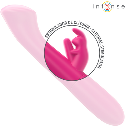 INTENSE - JULIETA RABBIT VIBRATOR 18.6 CM 10 VIBRATIONS PINK - My naughty haven #