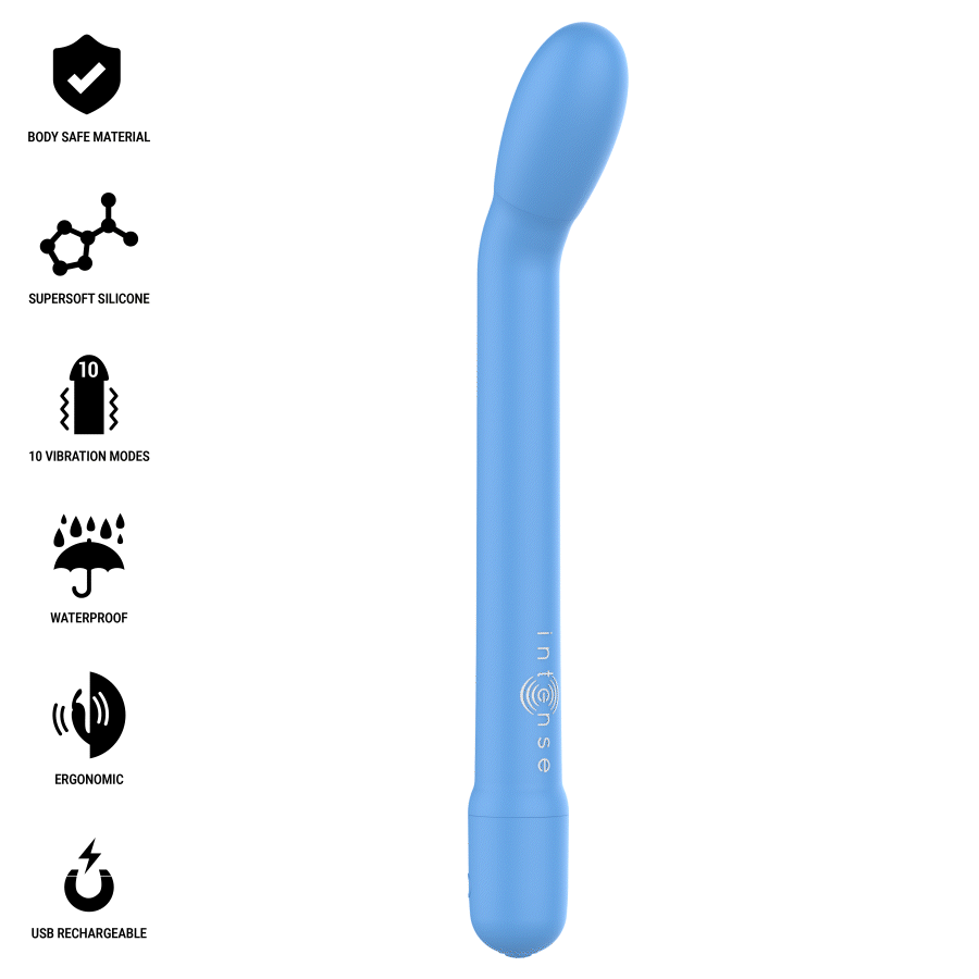 INTENSE - KARLIE RECHARGEABLE G-SPOT STIMULATOR BLUE - My naughty haven #
