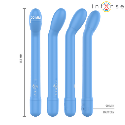 INTENSE - KARLIE RECHARGEABLE G-SPOT STIMULATOR BLUE - My naughty haven #