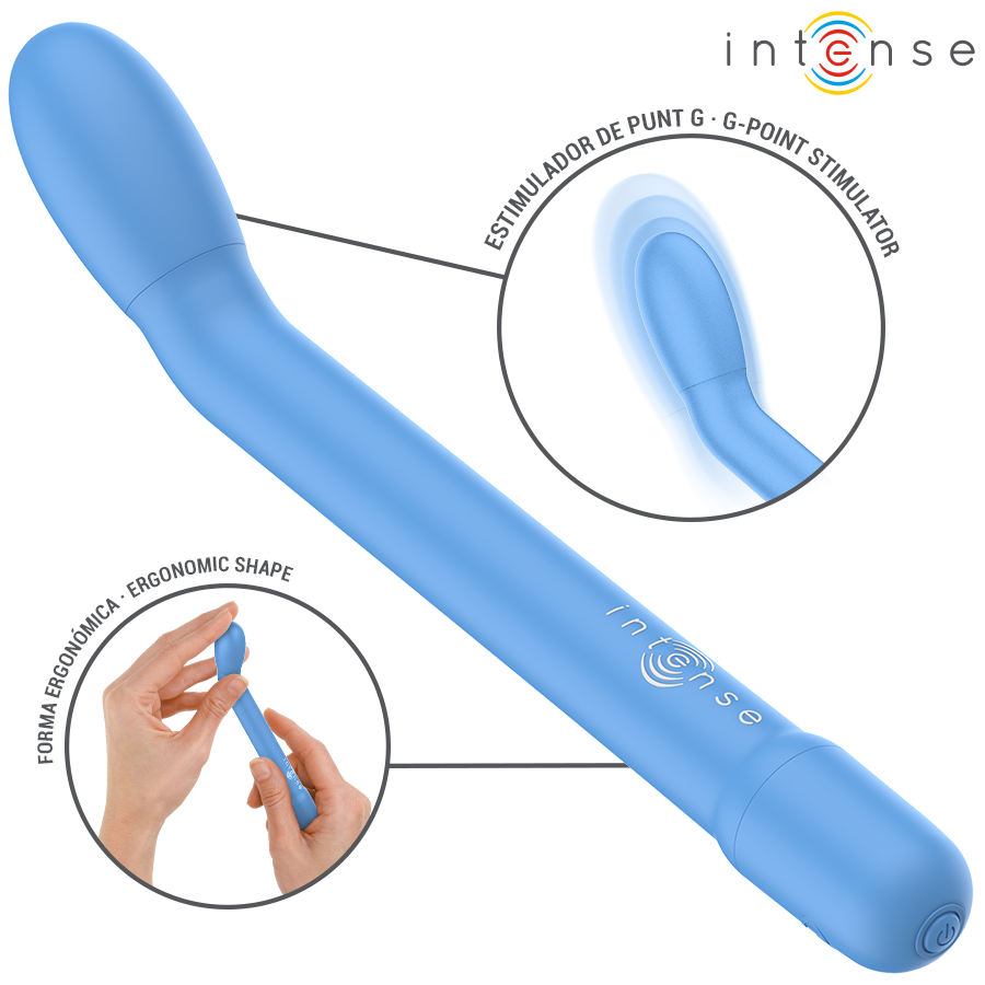 INTENSE - KARLIE RECHARGEABLE G-SPOT STIMULATOR BLUE - My naughty haven #