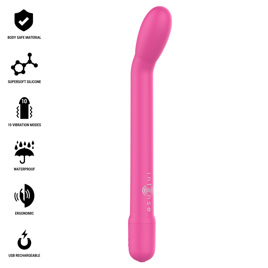 INTENSE - KARLIE RECHARGEABLE G-SPOT STIMULATOR PINK - My naughty haven #