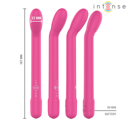 INTENSE - KARLIE RECHARGEABLE G-SPOT STIMULATOR PINK - My naughty haven #