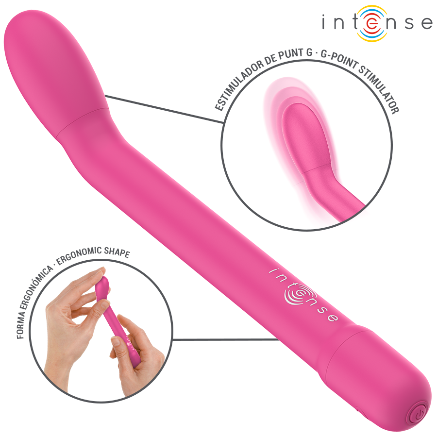 INTENSE - KARLIE RECHARGEABLE G-SPOT STIMULATOR PINK - My naughty haven #