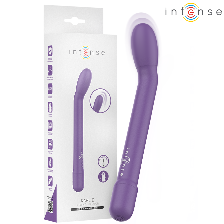 INTENSE - KARLIE RECHARGEABLE G-SPOT STIMULATOR PURPLE - My naughty haven #