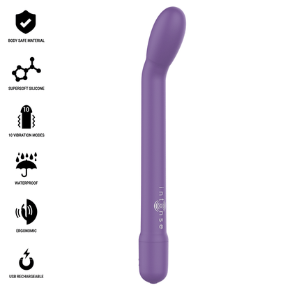 INTENSE - KARLIE RECHARGEABLE G-SPOT STIMULATOR PURPLE - My naughty haven #