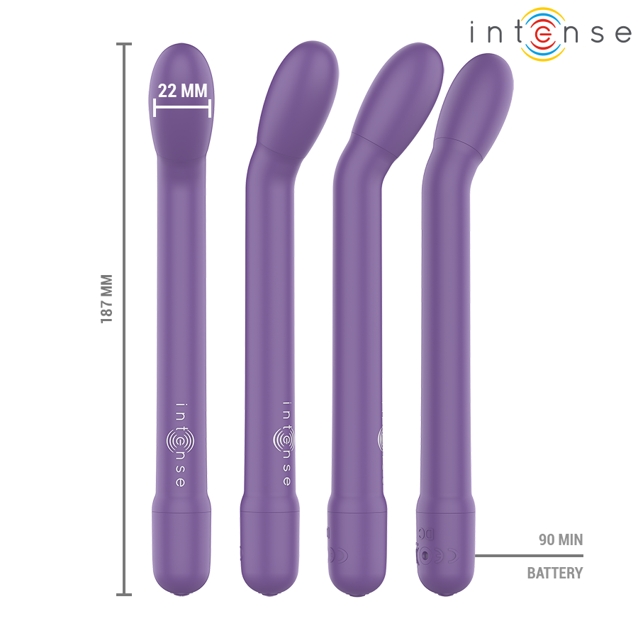INTENSE - KARLIE RECHARGEABLE G-SPOT STIMULATOR PURPLE - My naughty haven #