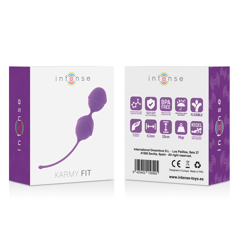 INTENSE - KARMY FIT KEGEL SILICONE LILAC - My naughty haven #
