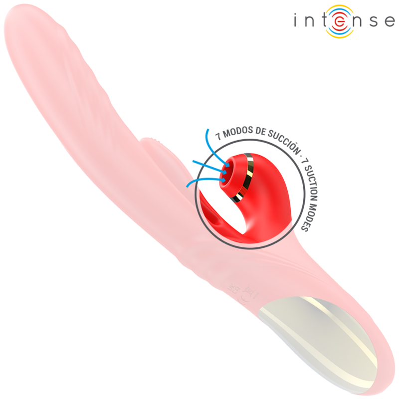 INTENSE - KAROL MULTIFUNCTION VIBRATOR THRUST & STIMULATION & STIMULATING WAVES RED - My naughty haven #