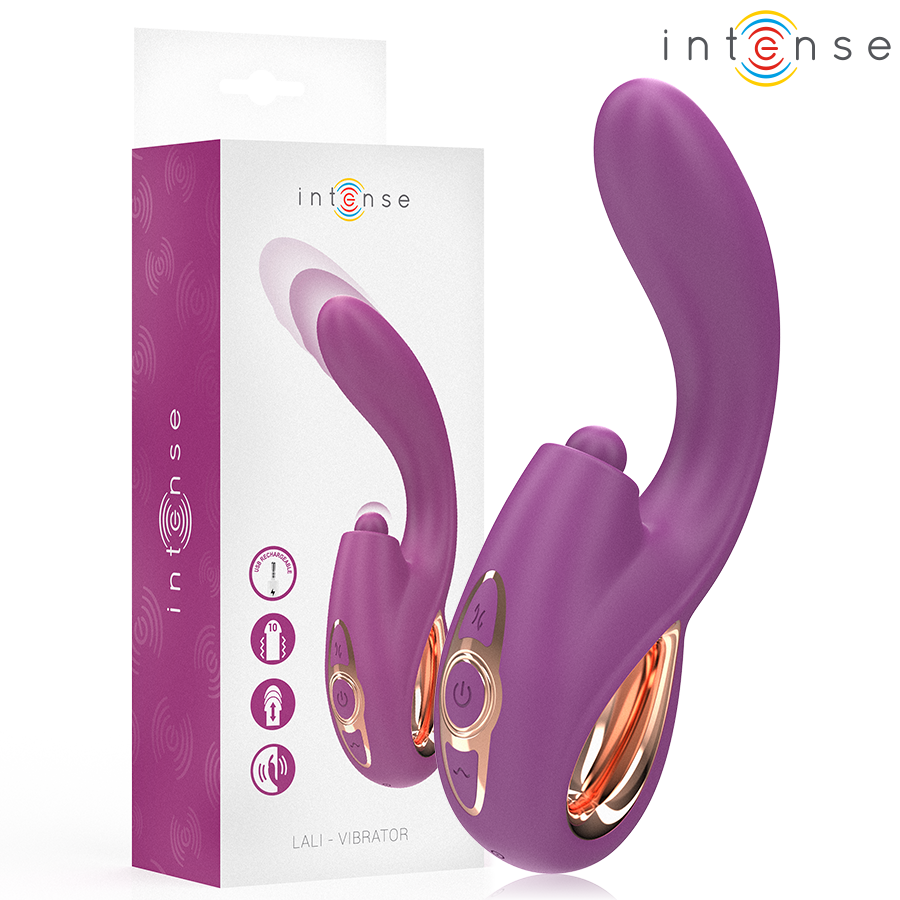 INTENSE - LALI MULTIFUNCTION G-SPOT VIBRATOR TAPPING & THRUST & VIBRATION PURPLE - My naughty haven #