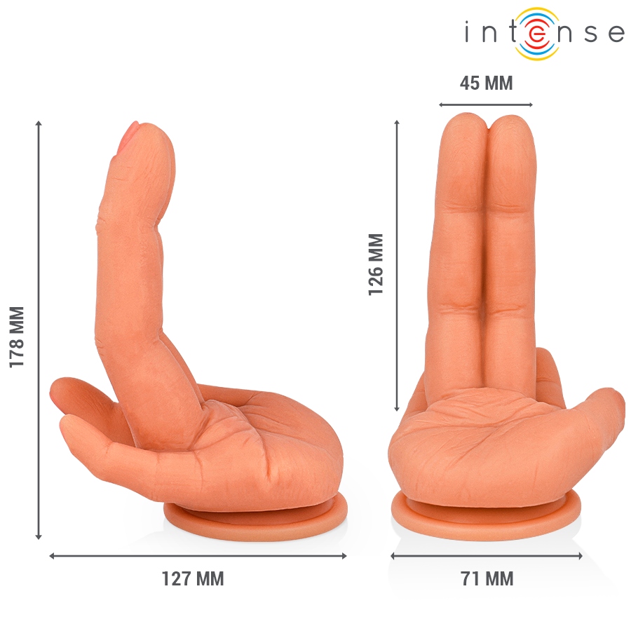 INTENSE - LEELA G-SPOT STIMULATOR FLEXIBLE HAND 12.6 CM - My naughty haven #
