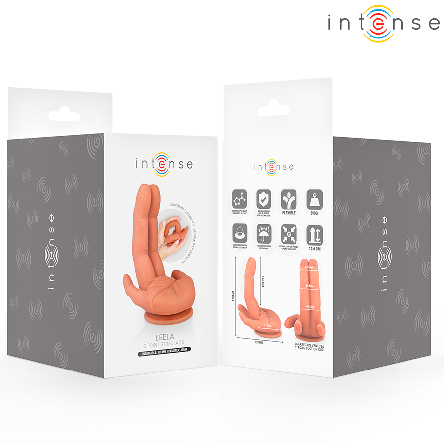 INTENSE - LEELA G-SPOT STIMULATOR FLEXIBLE HAND 12.6 CM - My naughty haven #