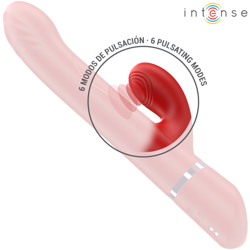 INTENSE - LELE MULTIFUNCTION VIBRATOR ROTATING & OSCILLATION & STIMULATION RED - My naughty haven #