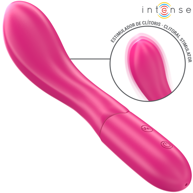 INTENSE - LISETTE VIBRATOR 19 CM FLEXIBLE 10 VIBRATIONS PINK - My naughty haven #