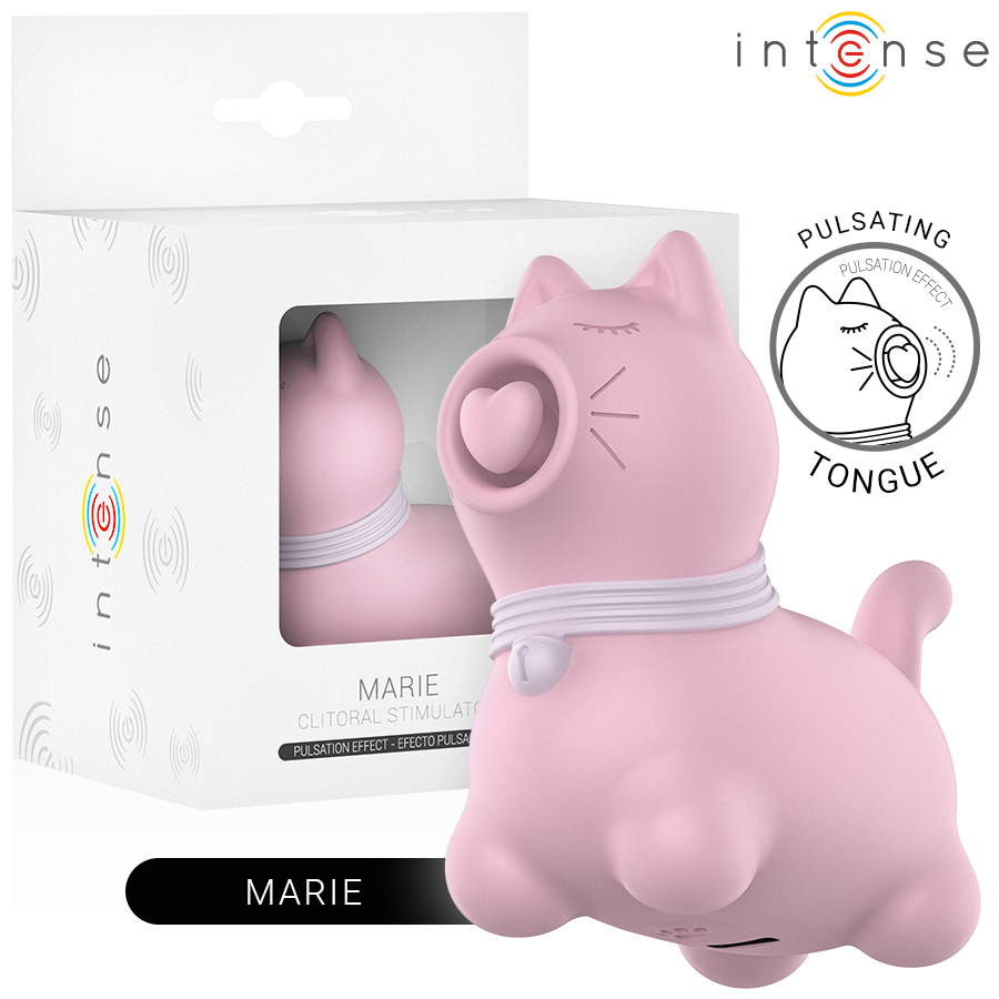 INTENSE - MARIE PINK PULSATION EFFECT TONGUE STIMULATOR - My naughty haven #