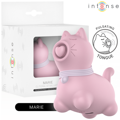 INTENSE - MARIE PINK PULSATION EFFECT TONGUE STIMULATOR - My naughty haven #