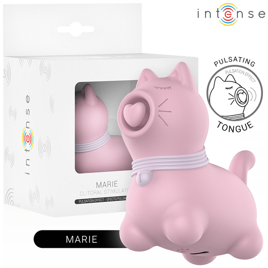 INTENSE - MARIE PINK PULSATION EFFECT TONGUE STIMULATOR - My naughty haven #