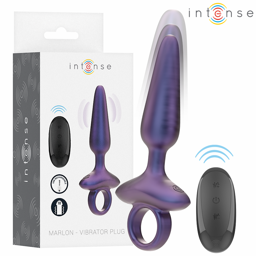 INTENSE - MARLON VIBRATING ANAL PLUG MODEL 4 REMOTE CONTROL - My naughty haven #