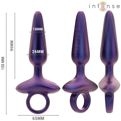 INTENSE - MARLON VIBRATING ANAL PLUG MODEL 4 REMOTE CONTROL - My naughty haven #