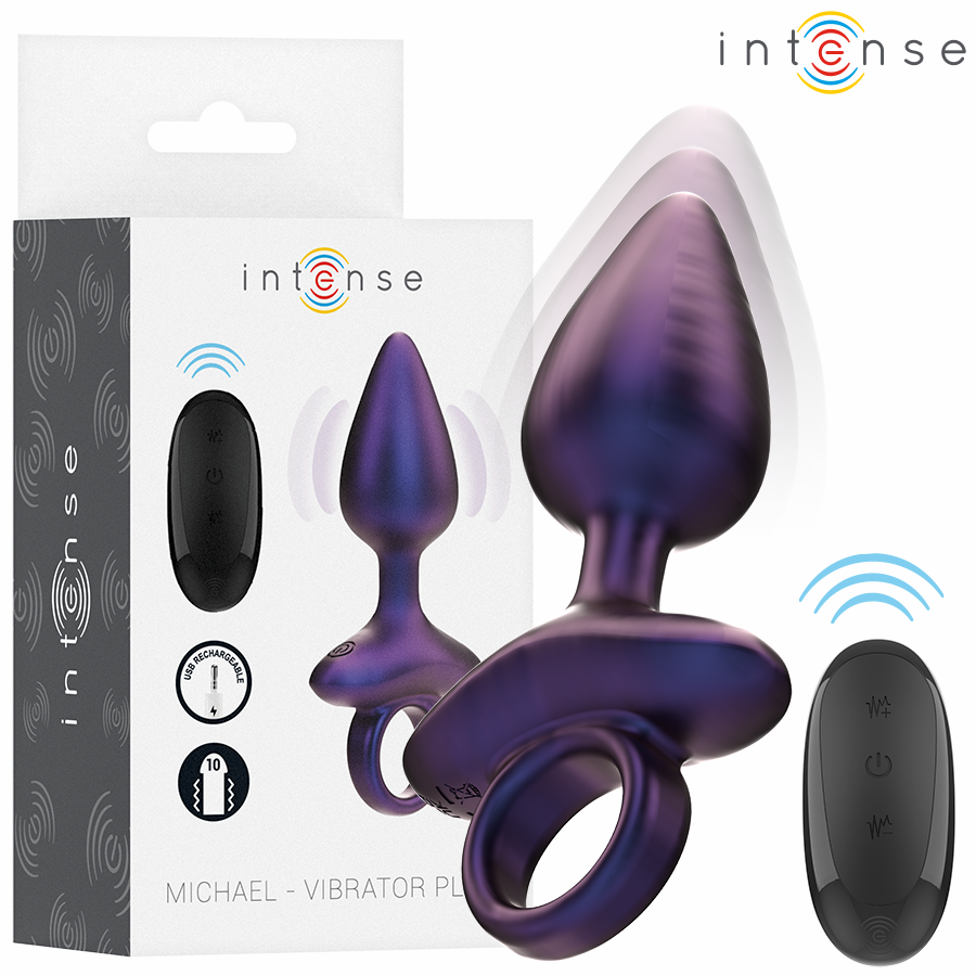 INTENSE - MICHAEL VIBRATING ANAL PLUG MODEL 2 REMOTE CONTROL - My naughty haven #