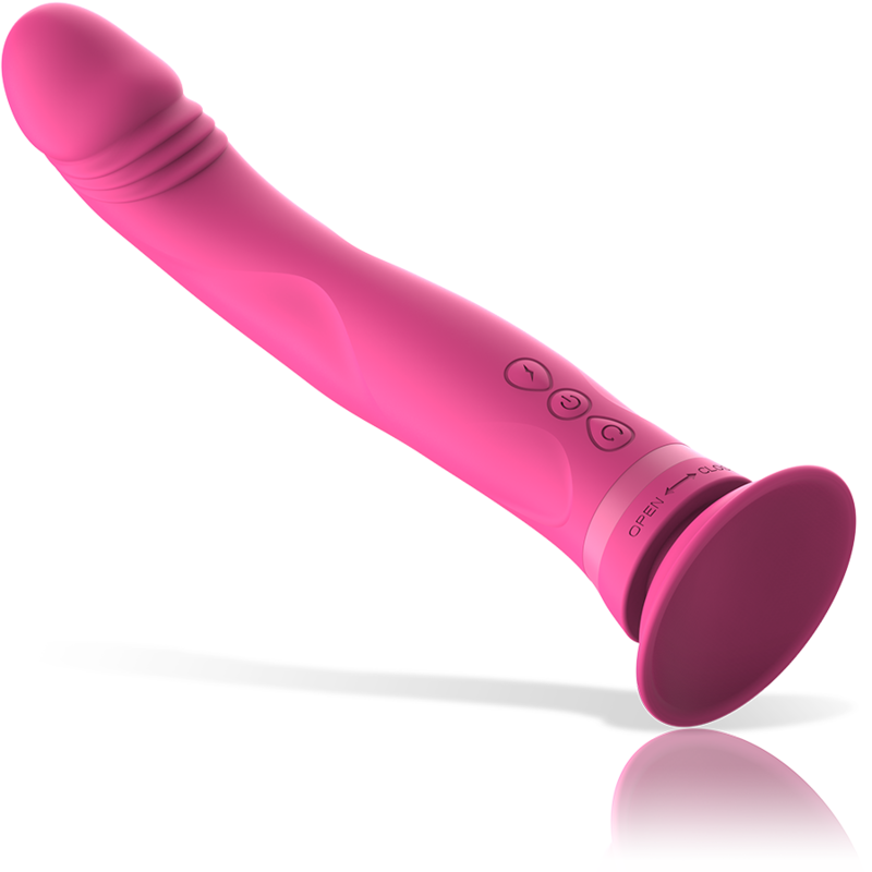 INTENSE - MICHELANGELO PINK SILICONE VIBRATOR DILDO - My naughty haven #