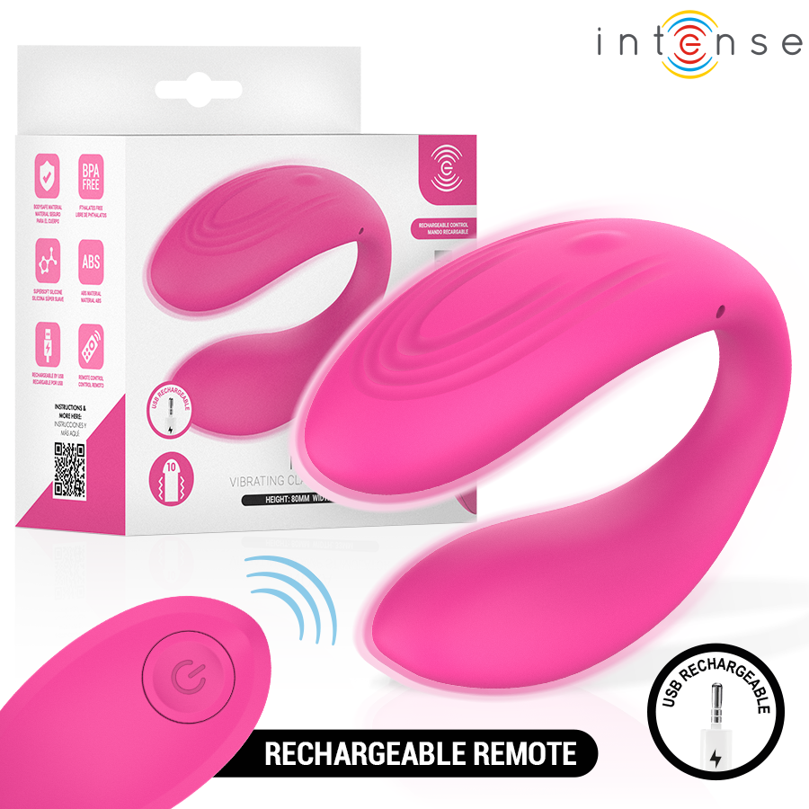 INTENSE - NORA VIBRATING CLAMP STIMULATOR PINK - My naughty haven #