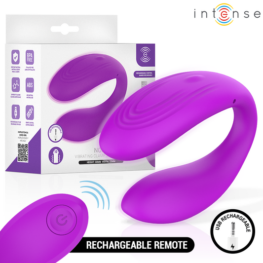 INTENSE - NORA VIBRATING CLAMP STIMULATOR PURPLE - My naughty haven #