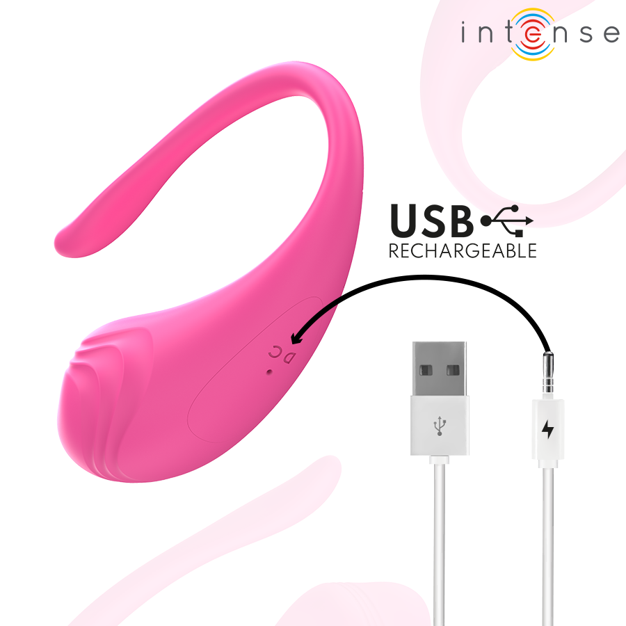 INTENSE - OLIVIA PINK VIBRATING EGG WITH REMOTE CONTROL - My naughty haven #