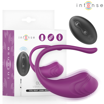 INTENSE - OLIVIA PURPLE VIBRATING EGG WITH REMOTE CONTROL - My naughty haven #