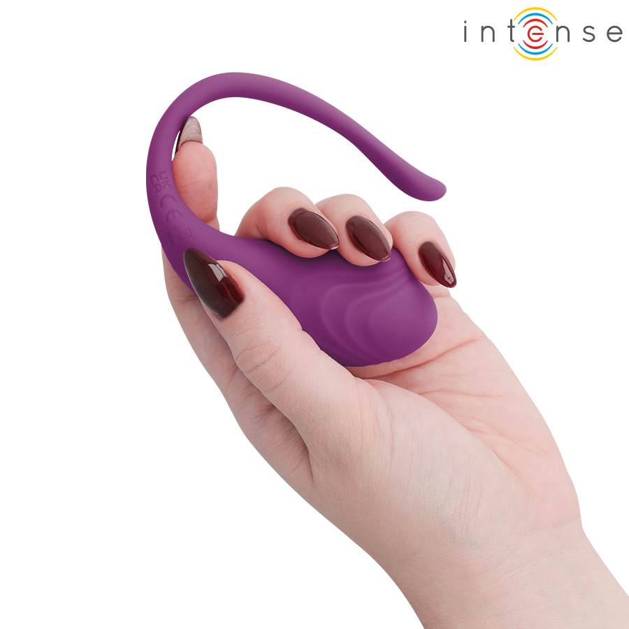 INTENSE - OLIVIA PURPLE VIBRATING EGG WITH REMOTE CONTROL - My naughty haven #
