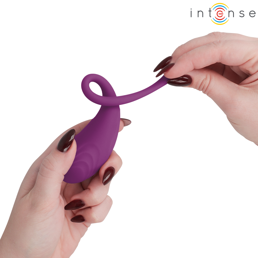 INTENSE - OLIVIA PURPLE VIBRATING EGG WITH REMOTE CONTROL - My naughty haven #