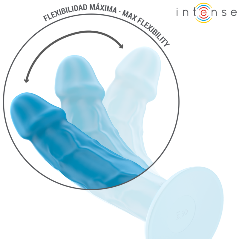 INTENSE - PHOEBE REALISTIC VIBRATOR 10 VIBRATIONS BLUE REMOTE CONTROL - My naughty haven #
