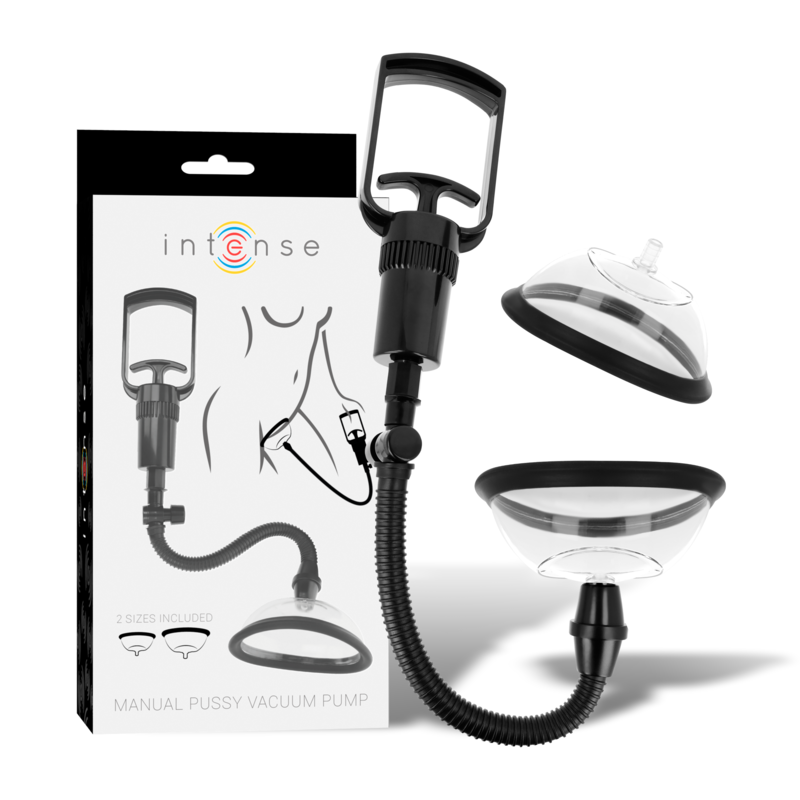 INTENSE - PUMP VAGINAL MANUAL PUMP WITH TWO INTERCHANGEABLE CUPS - My naughty haven #