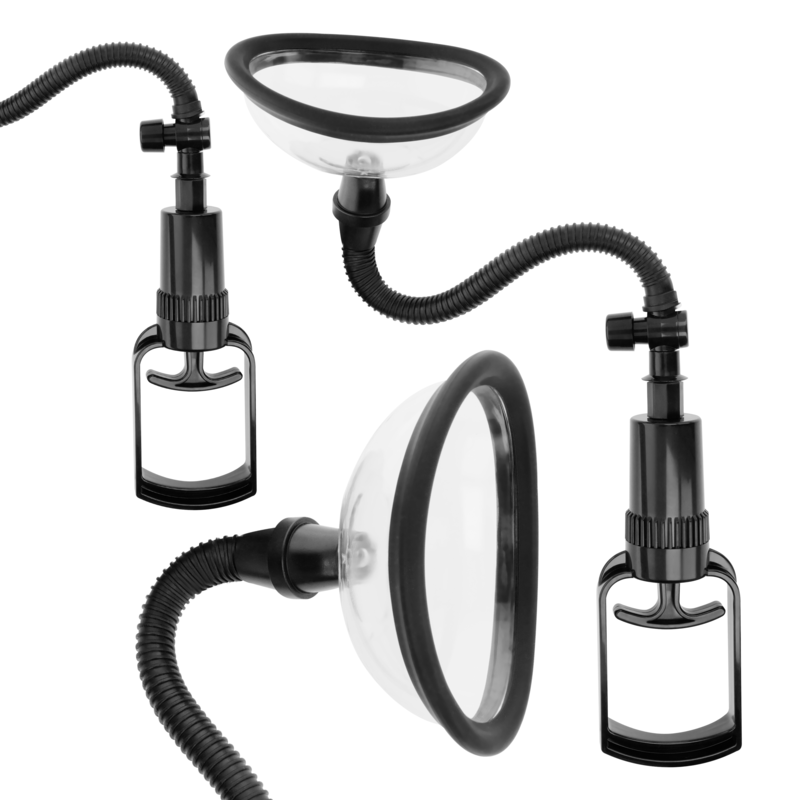 INTENSE - PUMP VAGINAL MANUAL PUMP WITH TWO INTERCHANGEABLE CUPS - My naughty haven #