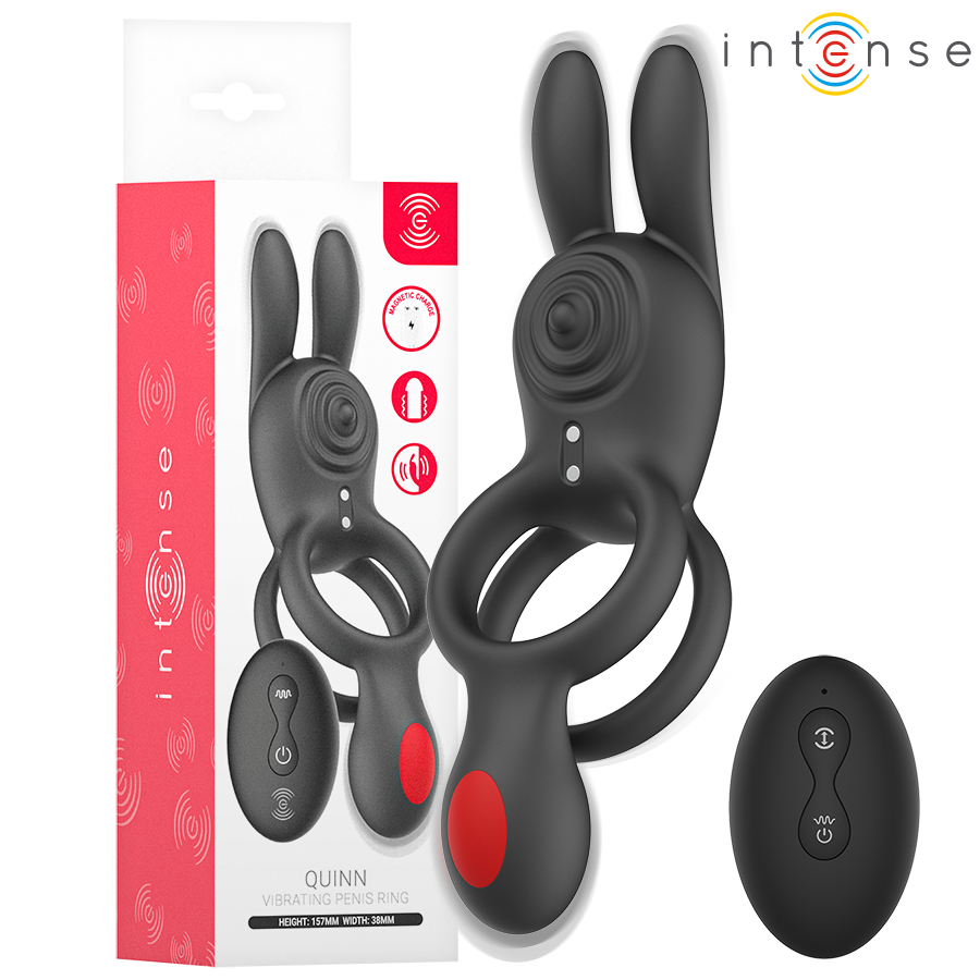 INTENSE - QUINN DOUBLE VIBRATION RING REMOTE CONTROL - My naughty haven #