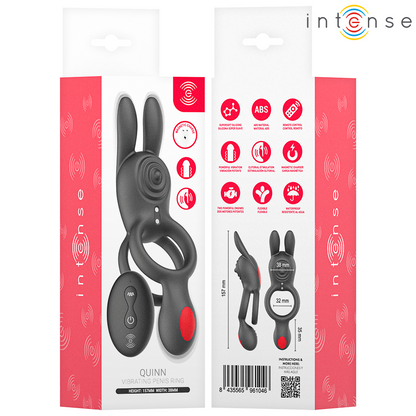 INTENSE - QUINN DOUBLE VIBRATION RING REMOTE CONTROL - My naughty haven #