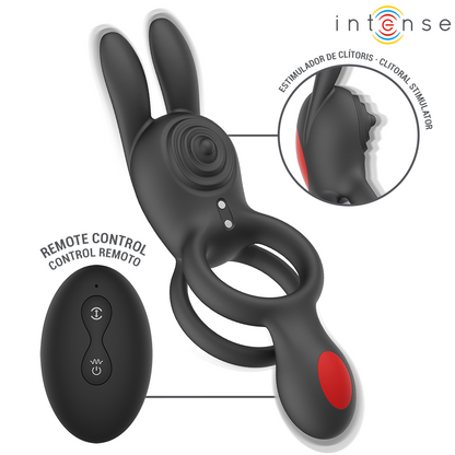INTENSE - QUINN DOUBLE VIBRATION RING REMOTE CONTROL - My naughty haven #