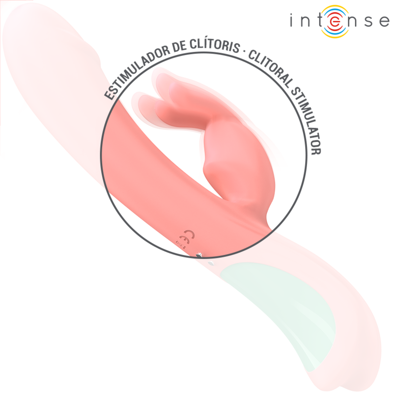 INTENSE - RACHEL RABBIT VIBRATOR 5 VIBRATIONS PINK - My naughty haven #