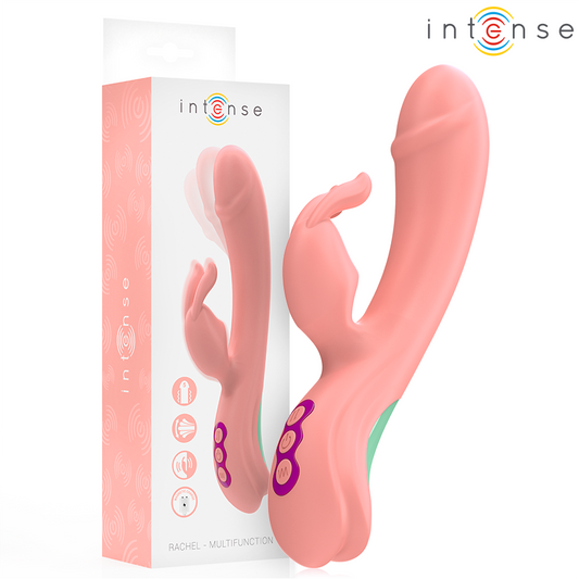 INTENSE - RACHEL RABBIT VIBRATOR 5 VIBRATIONS PINK - My naughty haven #