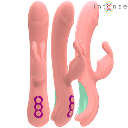 INTENSE - RACHEL RABBIT VIBRATOR 5 VIBRATIONS PINK - My naughty haven #