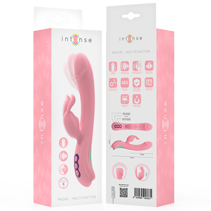INTENSE - RACHEL RABBIT VIBRATOR 5 VIBRATIONS PINK - My naughty haven #