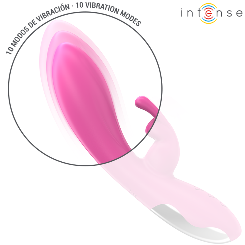INTENSE - RANDALL RABBIT VIBRATOR 10 VIBRATIONS PINK - My naughty haven #