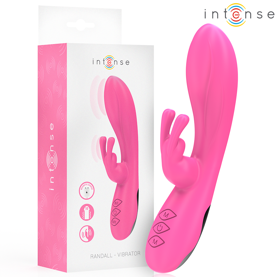 INTENSE - RANDALL RABBIT VIBRATOR 10 VIBRATIONS PINK - My naughty haven #